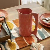 Rustic Reef Ceramic Jug With Wooden Lid - ellementry